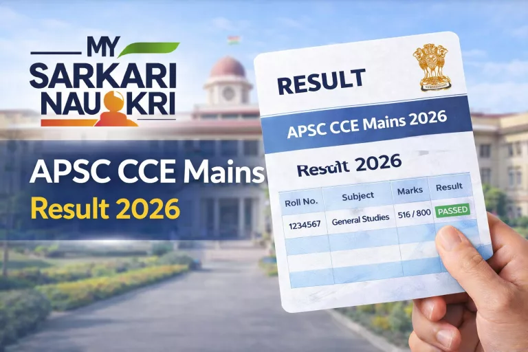 APSC CCE Mains Result 2026