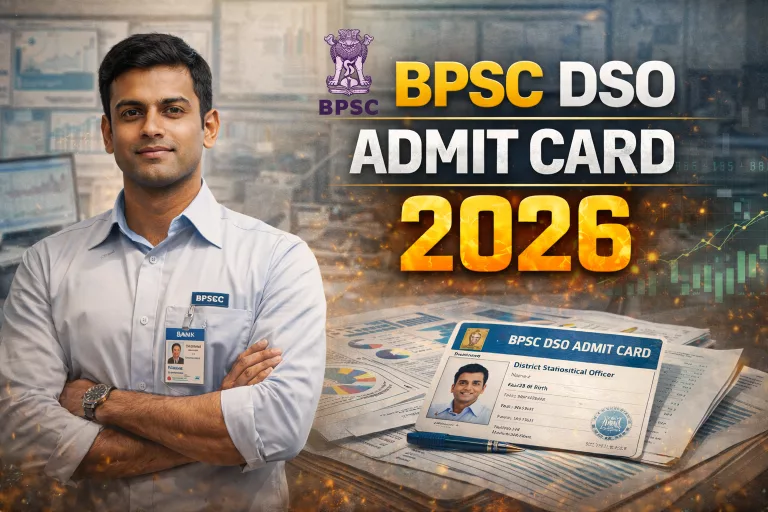 BPSC DSO Admit Card 2026