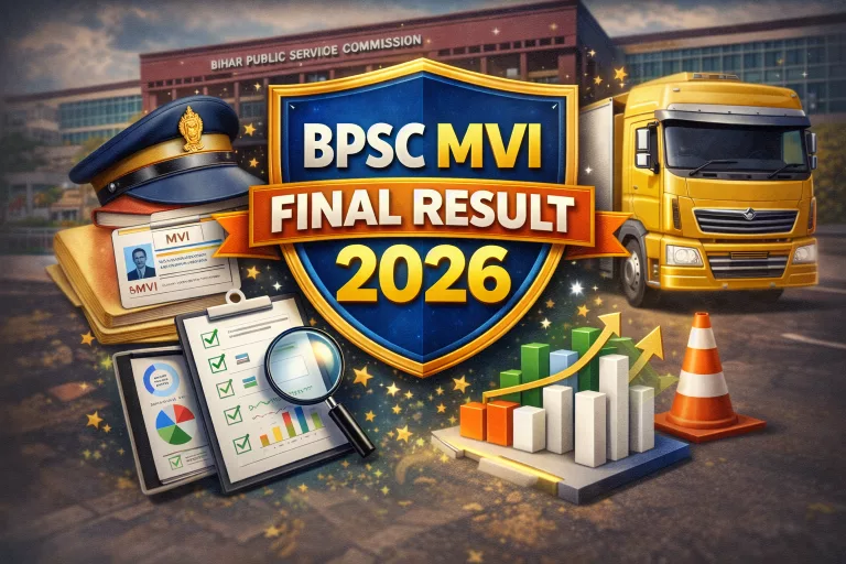BPSC MVI Final Result 2026 OUT