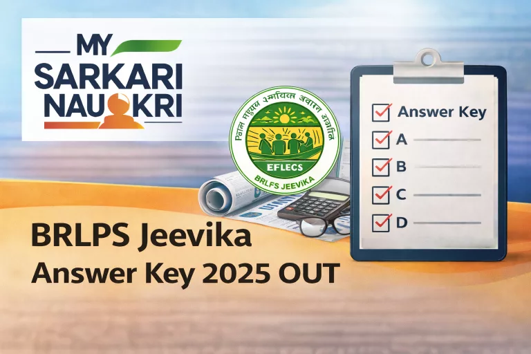 BRLPS Jeevika Answer Key 2025 OUT