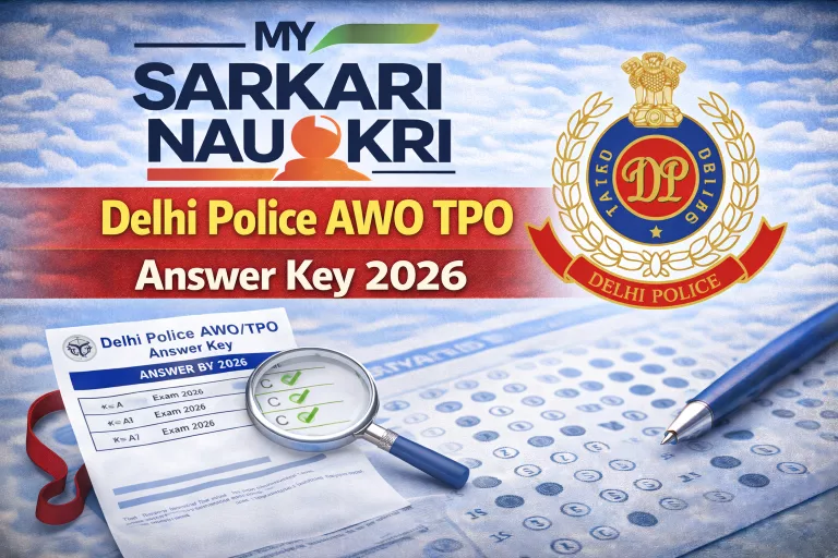 Delhi Police AWO TPO Answer Key 2026