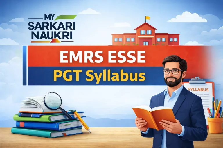 EMRS ESSE PGT Syllabus