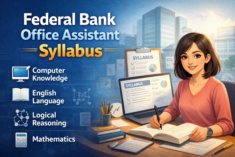 Federal Bank Office Assistant Syllabus