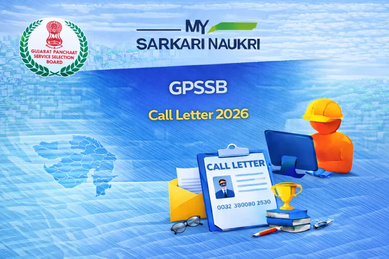 GPSSB Call Letter 2026