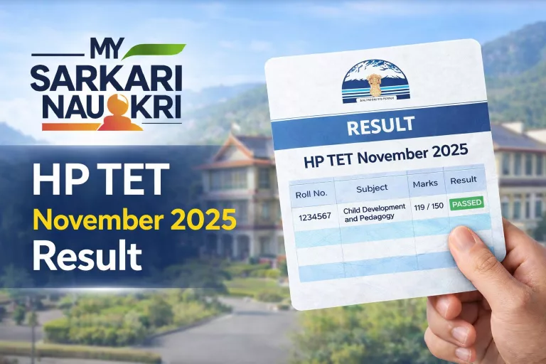 HP TET November 2025 Result OUT