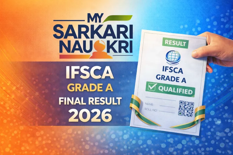 IFSCA Grade A Final Result 2026