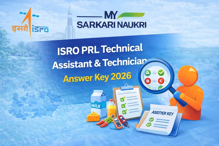 ISRO PRL Technical Assistant & Technician Answer Key 2026