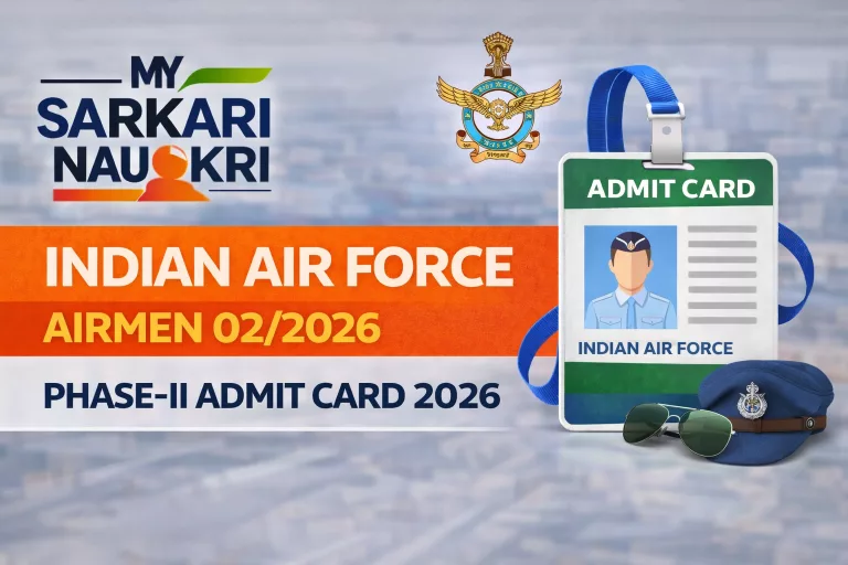 Indian Air Force Airmen 02/2026 Phase-II Admit Card 2026