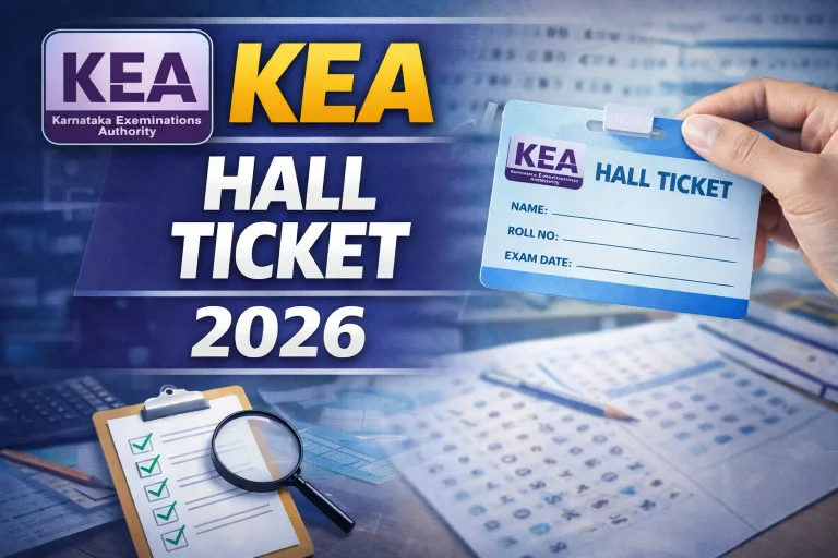 KEA Hall Ticket 2026