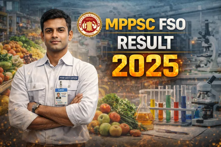 MPPSC FSO Result 2025