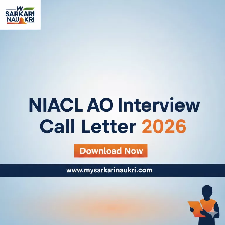 NIACL AO Interview Call Letter 2026