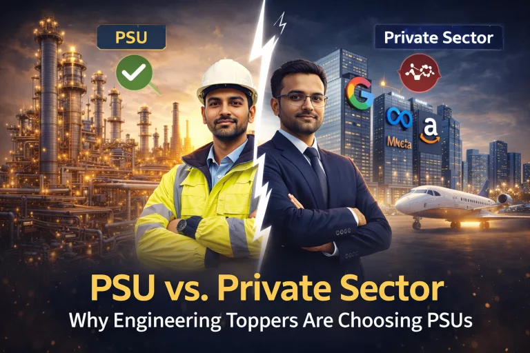 PSU vs. Private Sector: Why Engineering Toppers Are Choosing PSUs