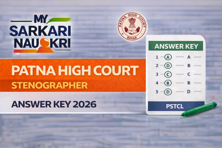 Patna High Court Stenographer Answer Key 2026