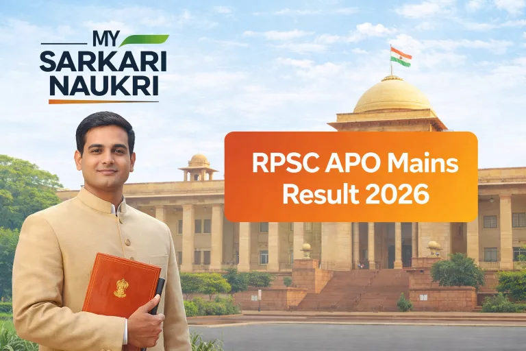 RPSC APO Mains Result 2026