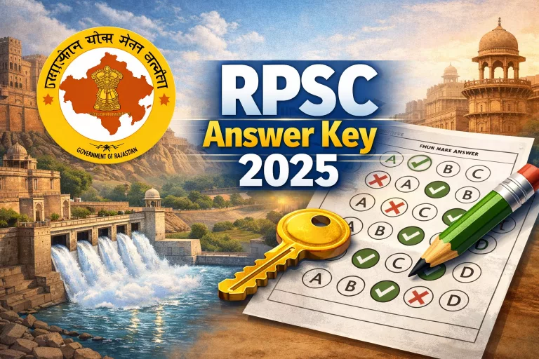 RPSC Answer Key 2025