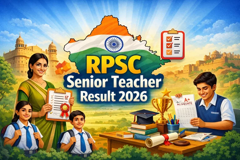 RPSC Senior Teacher Result 2026