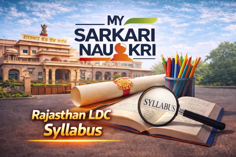 Rajasthan LDC Syllabus