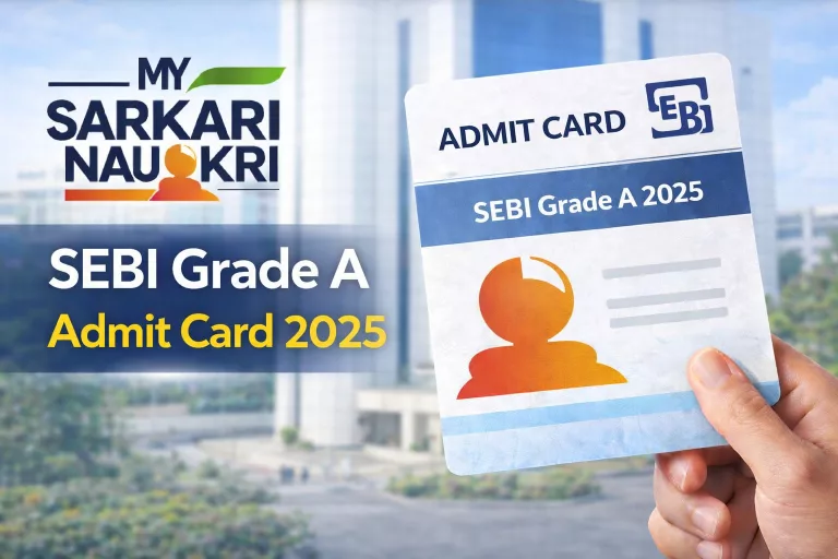 SEBI Grade A Admit Card 2025
