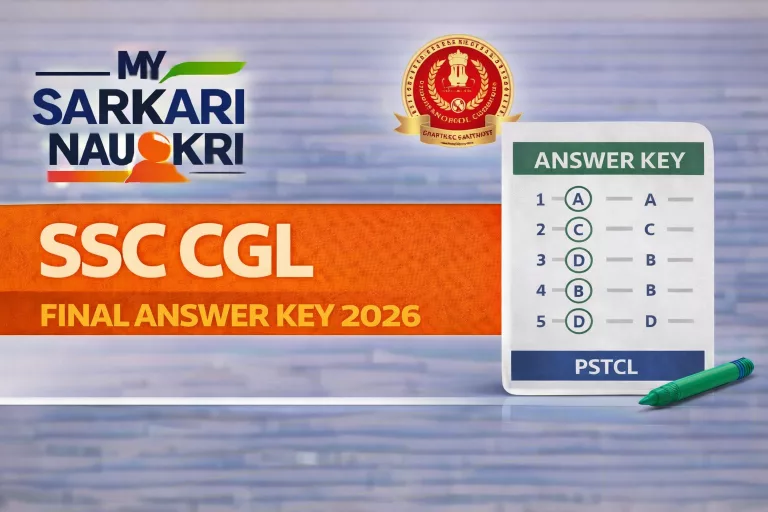 SSC CGL Final Answer Key 2026
