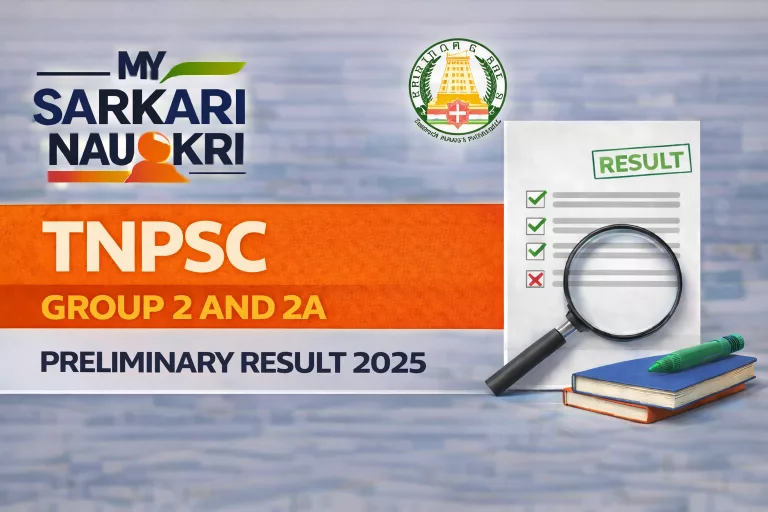 TNPSC Group 2 and 2A Preliminary Result 2025