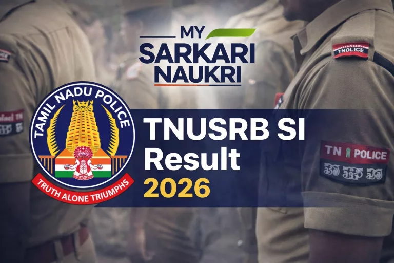 TNUSRB SI Result 2026