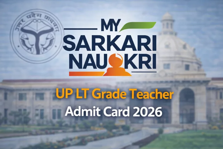 UP LT Grade Teacher Admit Card 2026