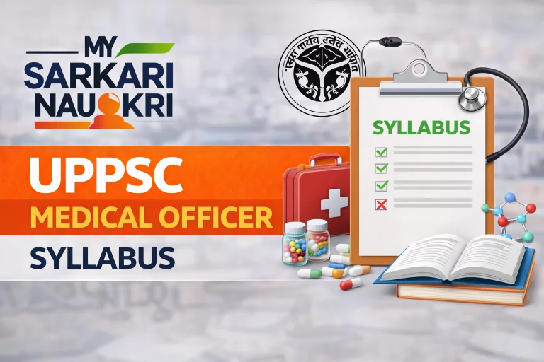UPPSC Medical Officer Syllabus