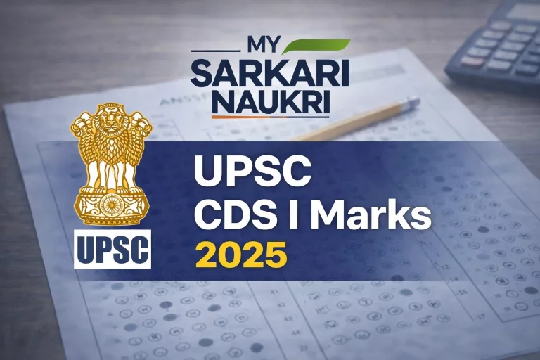 UPSC CDS I Marks 2025