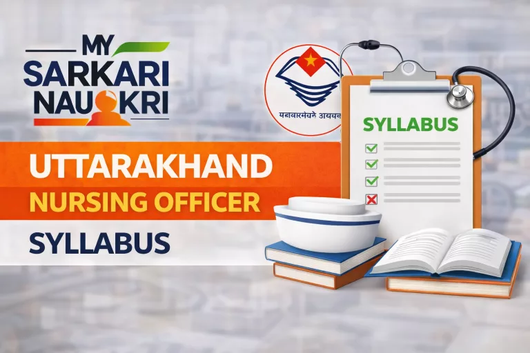 Uttarakhand Nursing Officer Syllabus
