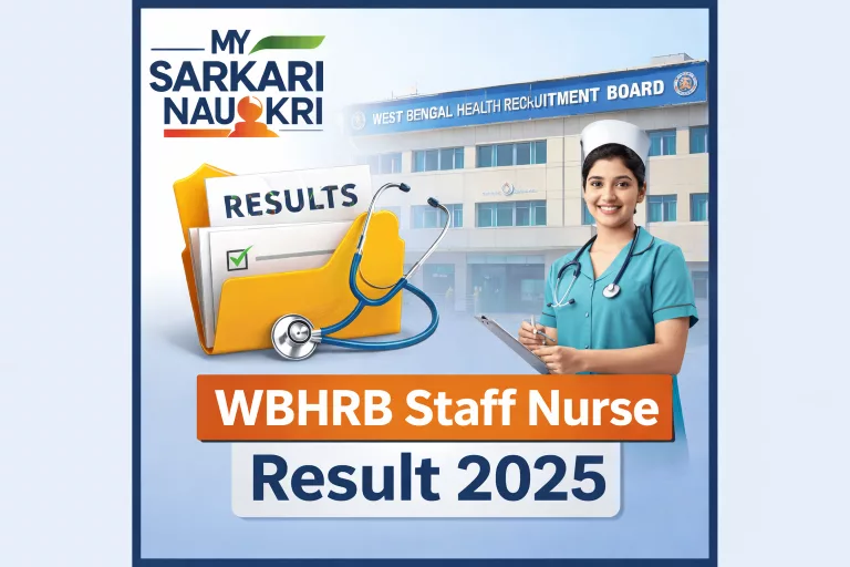 WBHRB Staff Nurse Result 2025 OUT