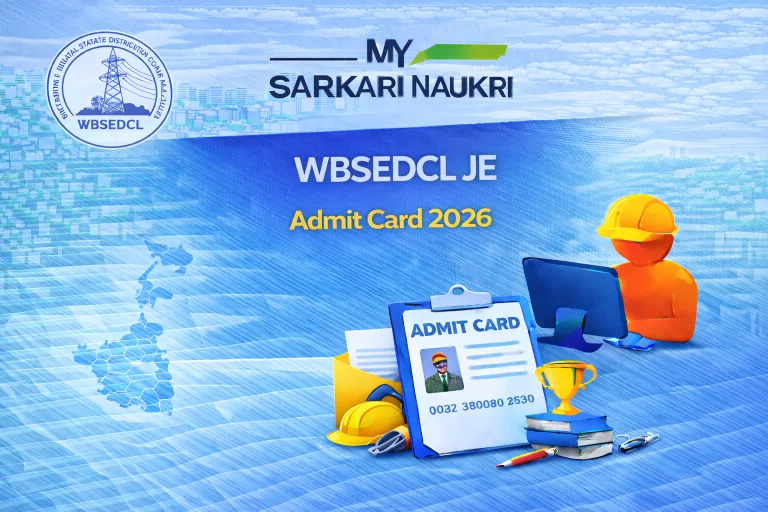 WBSEDCL JE Admit Card 2026