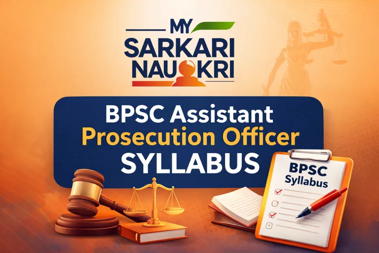 BPSC Assistant Prosecution Officer Syllabus