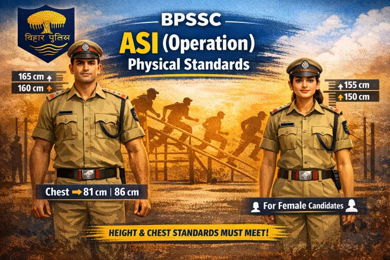 BPSSC ASI (Operation) Physical Standards