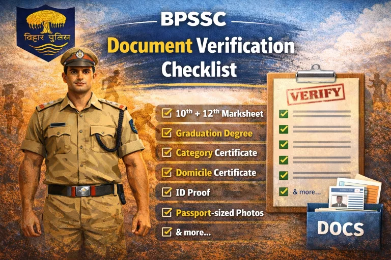 BPSSC Document Verification Checklist