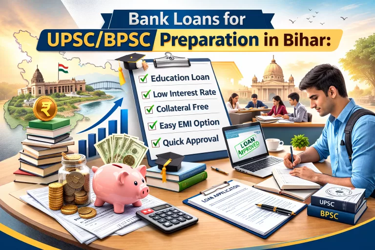 Bank Loans for UPSC/BPSC Preparation in Bihar: