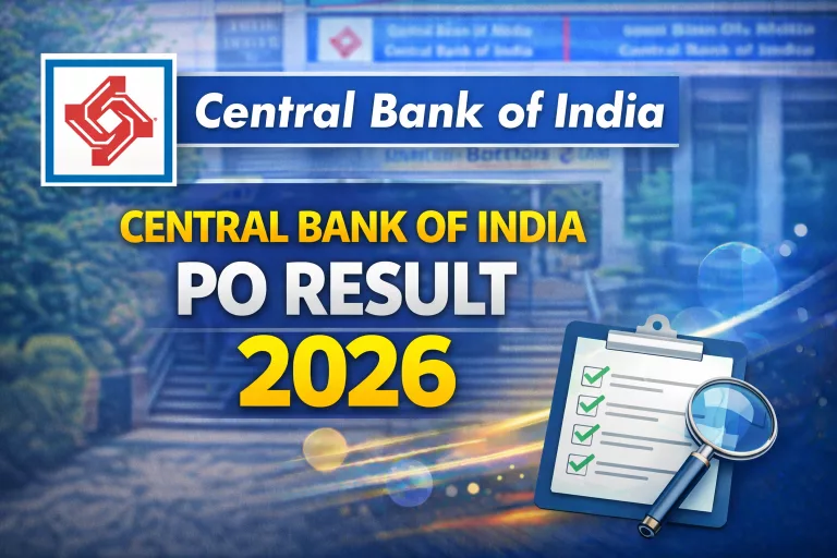 Central Bank of India PO Result 2026