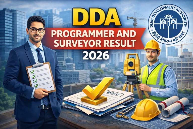 DDA Programmer and Surveyor Result 2026