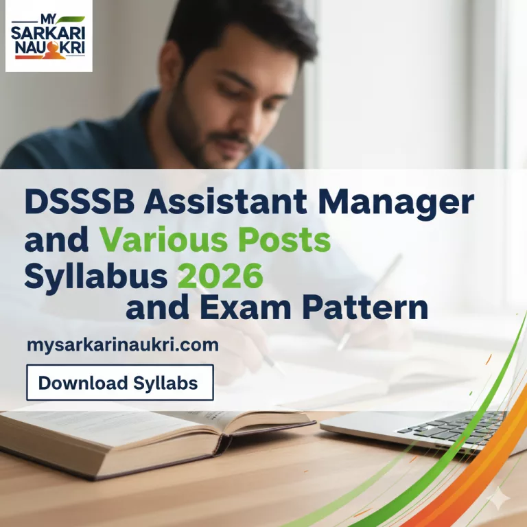 DSSSB Assistant Manager and Various Posts Syllabus