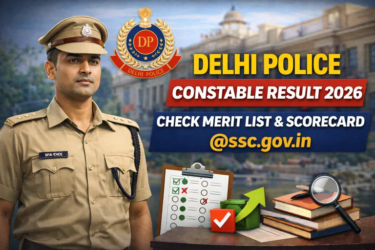 Delhi Police Constable Result 2026