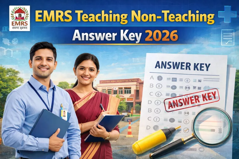 EMRS Teaching Non-Teaching Answer Key 2026