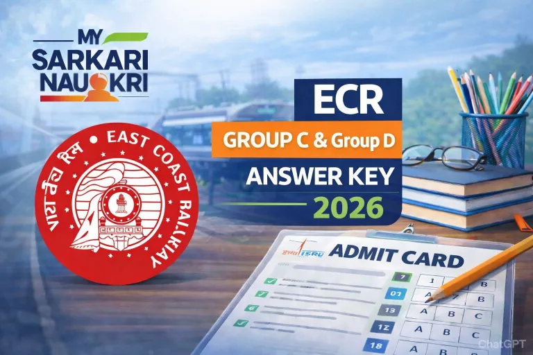 East Coast Railway Group C and Group D Answer Key 2026