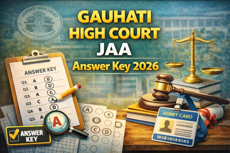 Gauhati High Court JAA Answer Key 2026