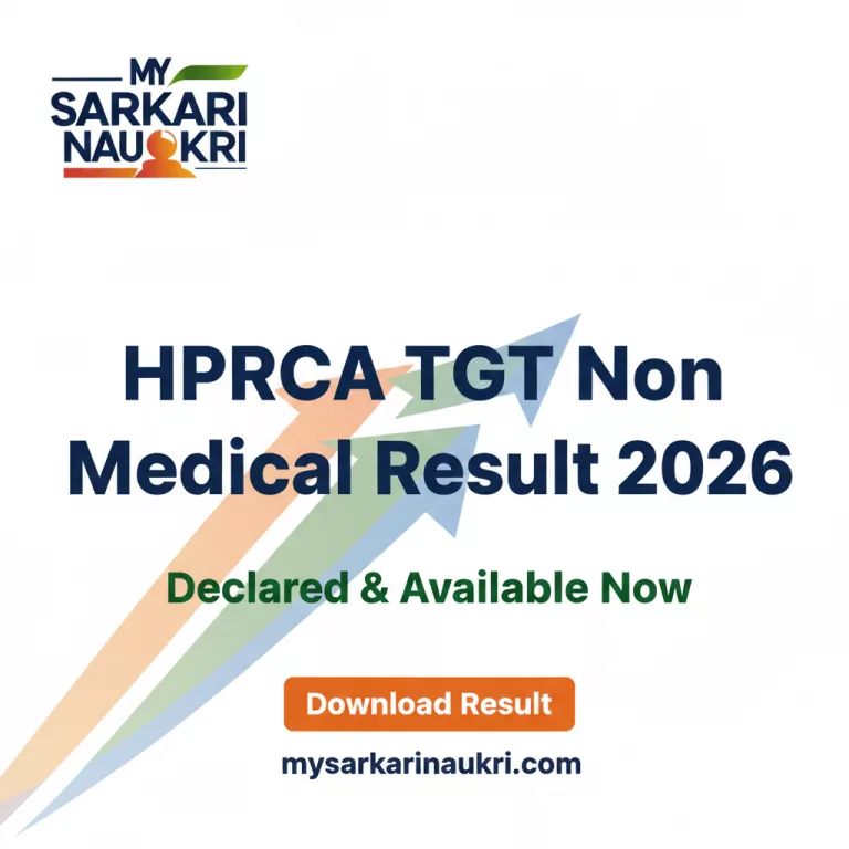 HPRCA TGT Non Medical Result 2026