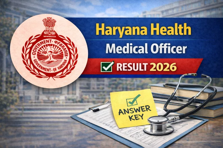 Haryana Health Medical Officer Result 2026