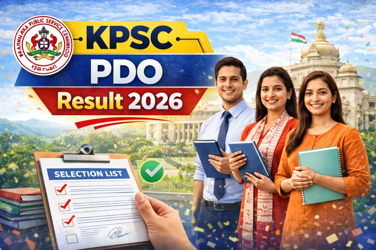 KPSC PDO Result 2026