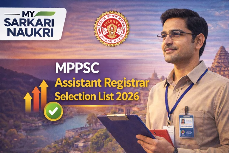 MPPSC Assistant Registrar Selection List 2026