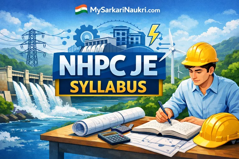NHPC JE Syllabus