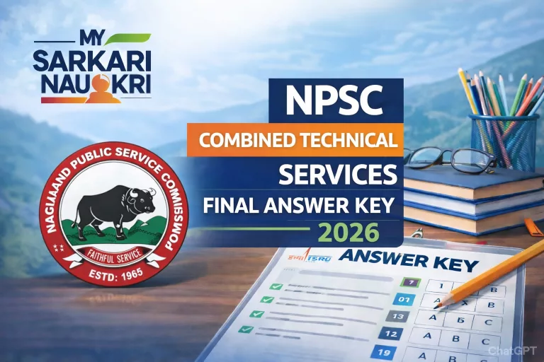 NPSC Combined Technical Services Final Answer Key 2026