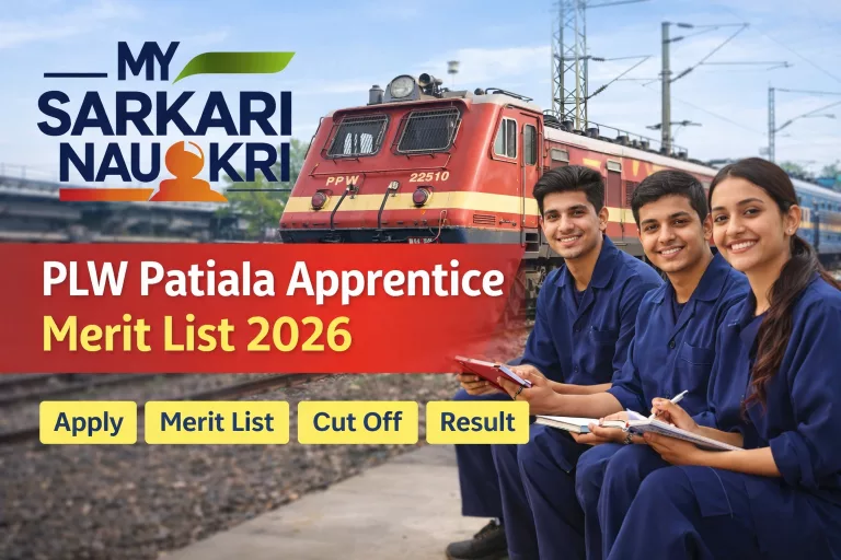 PLW Patiala Apprentice Merit List 2026