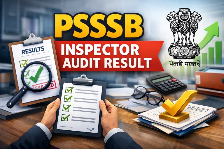 PSSSB Inspector Audit Result